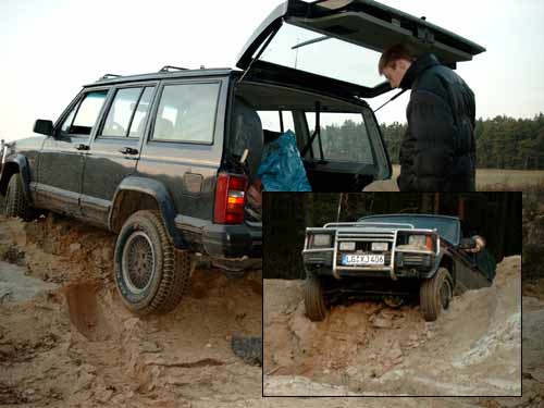 leider kein Spaten an Bord